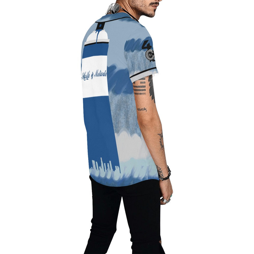 Drip No. 2  Baseball Jersey